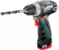 Дрель-шуруповерт аккумуляторная METABO PowerMaxx BS Basic (600984500), 2 АКБ, мал. кейс