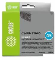 Заправочный набор Cactus CS-RK-51645 черный 2x30мл для HP DJ 710c720c722c815c820cXi850c870cXi880c