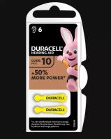 Батарейка Duracell ActiveAir 10/PR70, 6 шт