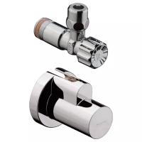 Угловой вентиль 1/2 (вентиль + накладка) Hansgrohe 13954000