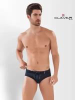 Мужские плавки черные Clever Moda BAHIA SWIMSUIT BRIEF 089111 M (46)