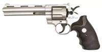 Galaxy Пистолет страйкбольный Galaxy Colt Python G.36S, серебристый, 6 мм