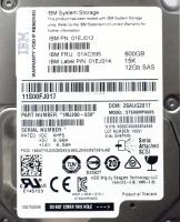 Жесткий диск IBM 01AC595 600Gb 15000 SAS 2,5