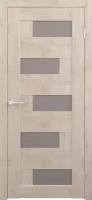 Межкомнатная дверь (комплект) Albero Гавана покрытие CPL / ПО Дуб золотистый Бронза стекло 60х200