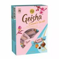 Шоколадные конфеты Fazer Geisha Caramel & Sea Salt с фундуком и соленой карамельной начинкой, 150 г (Финляндия)