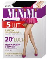 Колготки MiNiMi Lucia, 20 den, 5 шт., размер 5XL, черный