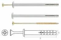 Дюбель-гвоздь 6х80 мм полипропилен гриб STARFIX 10 штук (SMZ3-82238-10)
