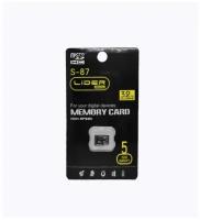 Memory Card Micro SD 32Gb Class 10 / Карта памяти скоростная / Черная