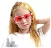Очки солнцезащитные детские, UV350, линза 4.5х5 см, ширина 13 см, дужка 13.5 см, микс