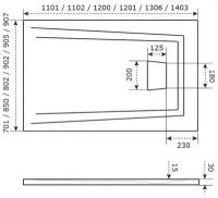 Душевой поддон Good Door Атриум 110х70 белый (ЛП00014)