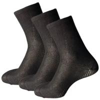 Носки мужские тонкие Береза Без шва, 10 пар, чёрный
