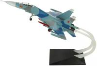 Модель Российского самолета истребителя Су-30. Масштаб 1:72. Длина 31 см. Пластик