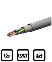 Электрический кабель Конкорд NUM-J 3 х 4 мм, 15 м