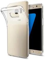 Защитный чехол на Samsung Galaxy S7 Edge, Самсунг С7 Эдж прозрачный