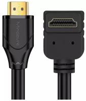 Кабель HDMI (M) Male L образный ( угловой ) UP - HDMI (M) Male 2.0v 4k/60Hz Mindpure HD008