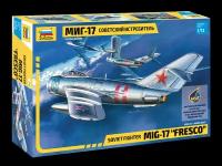 Сборная модель ZVEZDA Советский истребитель МиГ-17 1/72