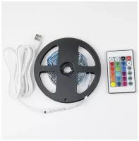 Светодиодная лента (UL-00007534) Uniel 4W/m RGB 3M ULS-U12 3M/RGB/1.5M/USB/RC IP20 RUA02C24