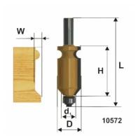 Фреза кромочная фигурная (22.2х41 мм; хвостовик 12 мм) Энкор