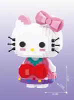 Конструктор 3D из миниблоков Balody LP Hello Kitty Котенок на танцах 701 элементов - BA210576