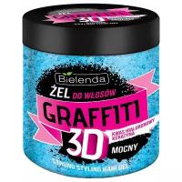 Bielenda GRAFFITI 3D гель для волос Mocny, экстрасильная фиксация