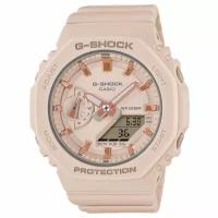 Наручные часы CASIO G-Shock GMA-S2100-4A, розовый, бежевый