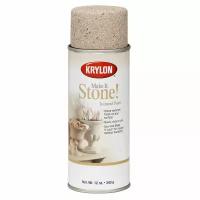 Краска с эффектом камня KRYLON Make it Stone! Textured Paint, Travertine Tan, 340гр