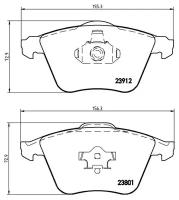 Дисковые тормозные колодки передние TRIALLI PF 4371 (4 шт.)