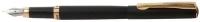 Ручка перьевая Pierre Cardin ECO, латунь/нержавеющая сталь, перо тонкий (F) 0,6-0,65 мм, цвет черный матовый (PC0867FP)