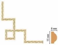 Декоративный угловой элемент DECOMASTER 130-3-5 (200*200мм)