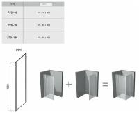 Душевая стенка Ravak Pivot PPS 80 см 90G40C00Z1