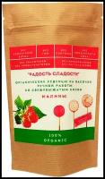 Органические леденцы на палочке со свежевыжатым соком малины ручной работы 
