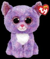 Мягкая игрушка TY Beanie Boo's Кошка Cassidy, 25 см, лавандовый