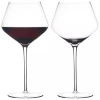 Бокал для вина выдувное стекло Flavor, 970 мл, набор из 2 шт., прозрачные, Liberty Jones, PS_LJ_FL_WGLS_970-2