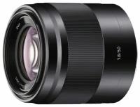 Объектив Sony E 50mm f/1.8 OSS SEL50F18 черный