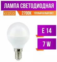 Лампа светодиодная Ecola K4QW70ELC, E14, G45