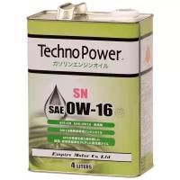 Синтетическое моторное масло Techno Power SN 0W-16