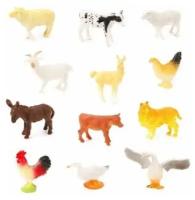 Игровой набор домашних животных Farm animal, 8-12 см, 12 шт Shantou Gepai A012