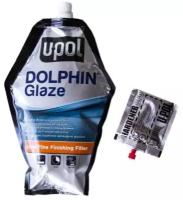 шпатлевка Жидкая самовыравнивающаяся U-POL DOLPHIN GLAZE для горизонтальных поверхностей 440мл узкое горло