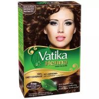 Vatika Натуральная краска на основе хны Henna Hair Colours, 4.5 dark brown, 50 мл