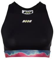 Топ MSGM 3045MDT01 черный+принт