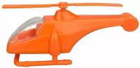 Вертолет детский, машинка, игрушка для мальчиков, мини, вращение лопастей, разборный, оранжевый