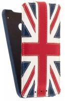 Кожаный чехол для HTC One M7 Melkco Premium Leather Case - Craft Edition Jacka Type - The Nations Britain