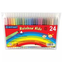 Centropen Набор фломастеров Rainbow Kids, 7550, разноцветный, 24 шт