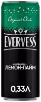 Напиток газированный Evervess Лимон-Лайм 0,33л