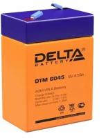 Батарея Delta DTM 6045 6В, 4,5Ач, 70мм/47мм/107мм