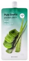 Ночная увлажняющая маска для лица с алоэ MISSHA Pure Source Pocket Pack (Aloe)