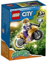 Конструктор LEGO LEGO City Stuntz 60309 Трюковый мотоцикл с экшн-камерой, 14 дет