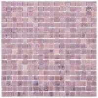 Мозаика одноцветная чип 15 стекло Alma NN41 розовый квадрат глянцевый перламутр