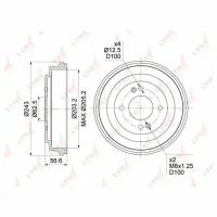 Барабан тормозной (203x40,5), BM1069 LYNXauto BM-1069