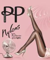 Колготки Pretty Polly, 10 den, размер S, коричневый